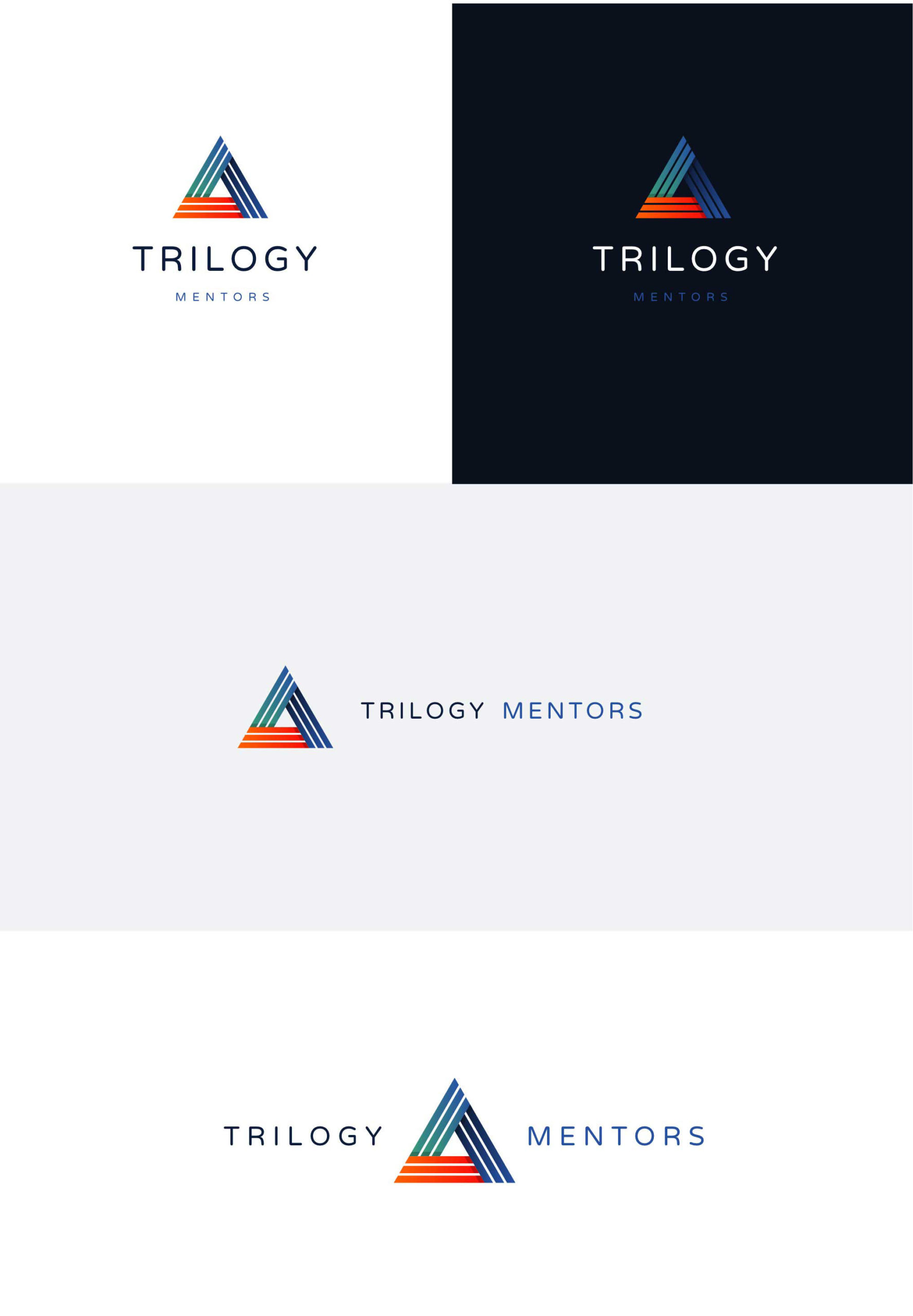 Trilogy Mentors logo concepts